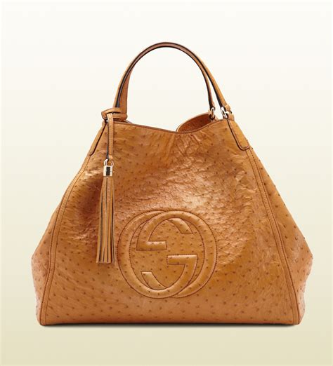 gucci ostrich purse|Gucci shoulder bag.